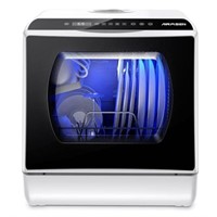 AIRMSEN AE-TDQR03 Countertop Portable Dishwasher,