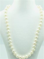 STERLING SILVER FRESHWATER PEARL NECKLACE