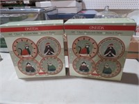 COLLECTION OF 8 HOLIDAY CAT PLATES NIB