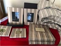 L - POTTERY BARN SLIPCOVERS & PHOTO FRAMES (G20)