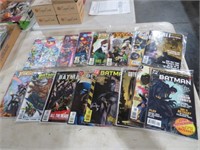 15 BATMAN DC & MARVEL COMIC BOOKS