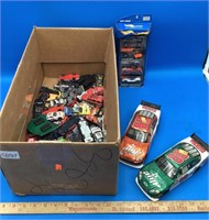 Lot of Die Cast NASCAR Cars and Hot Wheels