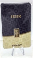 1/2 Gram IGR Gold Bar