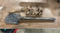 VINTAGE HAND TOOLS AND SHOVEL
