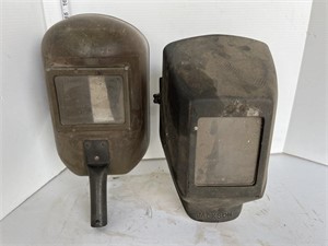 2 welding helmets