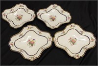 Four antique Wedgwood & Co. Hampton serving dishes