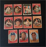 11 Different 1959 Topps Chicago White Sox