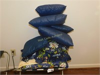 Throw Pillows Mixed Lot - Blue