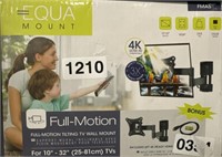 EQUAT TV MOUNT 10-32” RETAIL $20