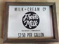 Fresh milk decor