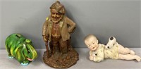 Coin Bank & Figures Lot Collection