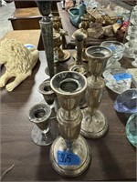 Assorted Lot Of Candlesticks