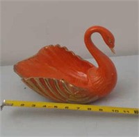 Vintage orange swan