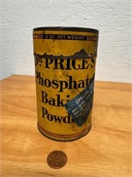 Dr. Prices Phosphate Baking Powder Tin