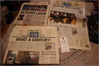 Newspapers- 2000 and 10 years after 9/11