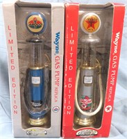 2 LINITED EDITION WAYNE GAS PUMP REPLICAS