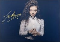 Autograph COA Lorde Photo