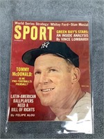 Nov. 1963 Issue of Sport w/ Whitey Ford on Cover