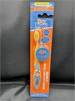 BrushBuddies BLIPPI Kids Toothbrush with Cap NEW