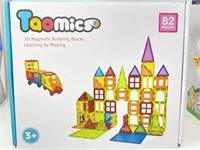 New Taomics 3D Magnetic Building Blocks 82 Piece