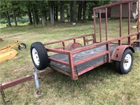 8 X 6 MASTER TOW TRAILER (FLAT TIRE )