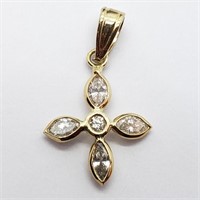 Certified 14K Diamond(H, I, 0.48ct) Pendant