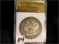 1893-O Morgan Silver Dollar - Key date - Low