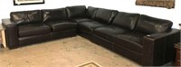 Bernhardt Leather Sectional Sofa