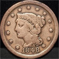 1848 US Large Cent