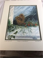 Iris Giclee Print 'Doggie In The Window'  9/100