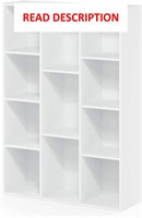 Furinno Luder 11-Cube White Bookcase