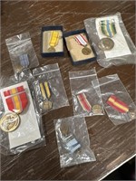 Lot of Vintage Military Medals
