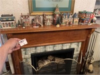 Christmas Villages on Mantel ONLY!!!