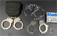 3 Pairs Handcuffs NIB Smith & Wesson