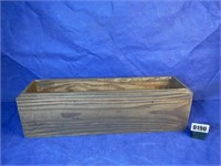 Wood Box, 24x6.25x7"