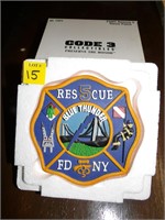 FDNY Rescue #5 Resin Patch-Code 3