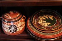 Hand Painted Terra Cotta Pottery