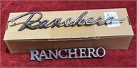 (2) Old Ranchero Car Emblems