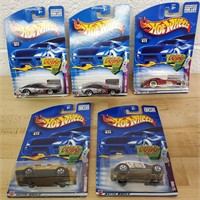 Lot Of 5 Hot-Wheels Die-Cast Cars