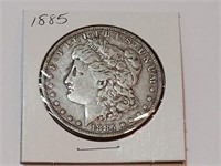 1885 MORGAN SILVER DOLLAR COIN