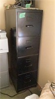 Metal filing cabinet 
4 drawer