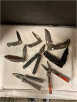 Lot of knives/ pliers