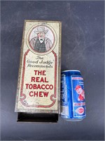 THE GOOD JUDGE RECOMMENDS THE REAL TOBACCO CHEW