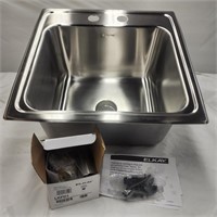 NEW Elkay Stainless Steel Sink w/ Perfect Drain &