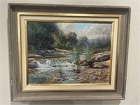 Gorgeous Landscape Oil Painting By S. Westerfield