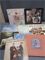 Lot of 8 9 Beatles Lennon Records LPS