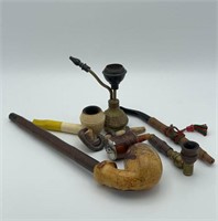 Antique pipes lot