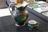 Verona water pitcher & cup