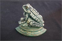 Cast iron frog door stop