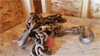 Heavy duty Chain with hooks
